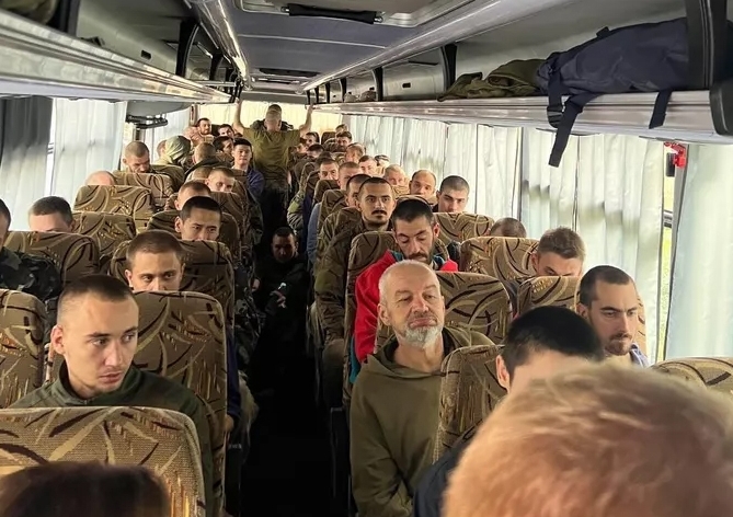 Освобожденные российские военнопленные