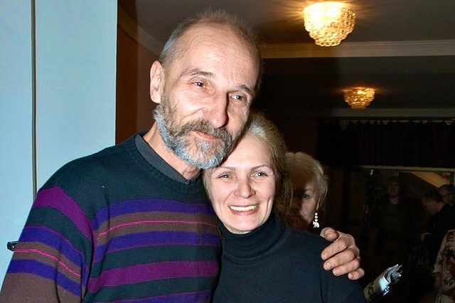Пётр Мамонов с женой Ольгой