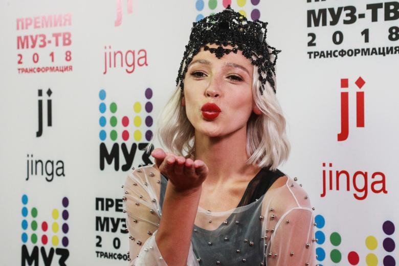 Настя Ивлеева на вручении премии "Муз ТВ"