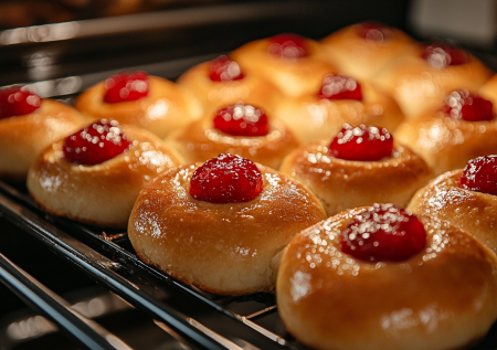 Румяные пирожки с вишней: мягкие даже через день! Вкуснятина на завтрак!