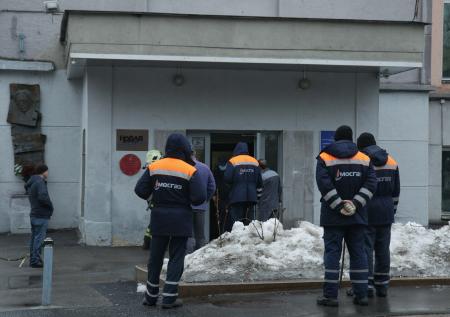 Появилось видео химической атаки на редакцию «Новой газеты»