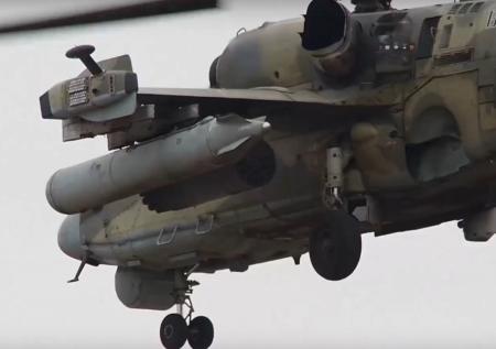 Вертолет Ка-52М разнес опорный пункт ВСУ в российском приграничье