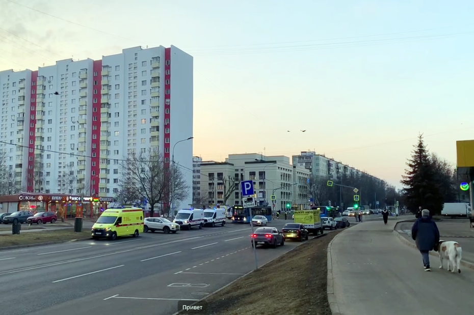 Обстановка на Домодедовской улице в Москве