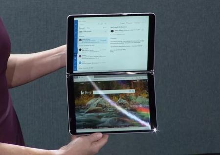 Microsoft отложила релиз ноутбука с двойным экраном Surface Neo