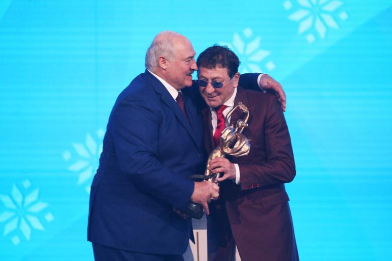 Александр Лукашенко и Григорий Лепс на церемонии  открытия Международного фестиваля искусств «Славянский базар в Витебске»
