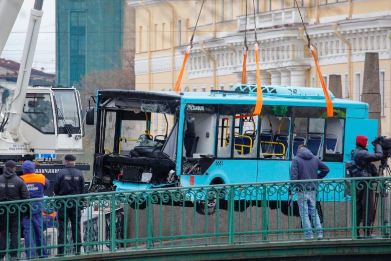 ДТП с автобусом в Санкт-Петербурге