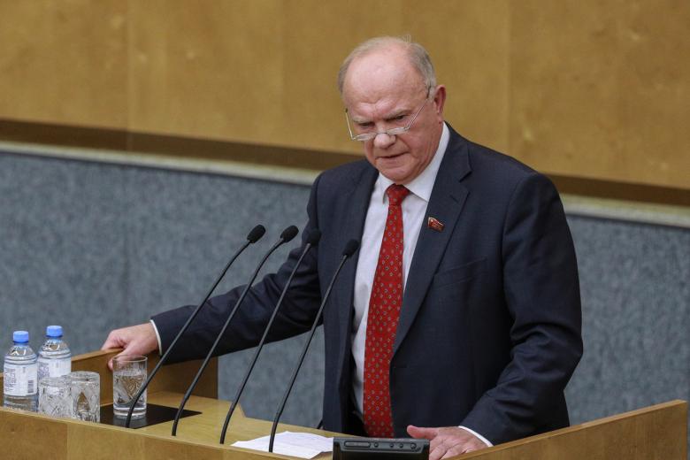 Глава КПРФ Геннадий Зюганов