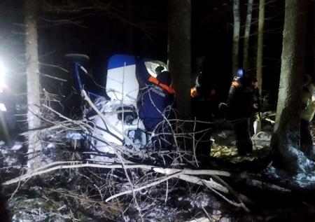 Один человек погиб после жёсткой посадки вертолёта Ми-2 в Удмуртии