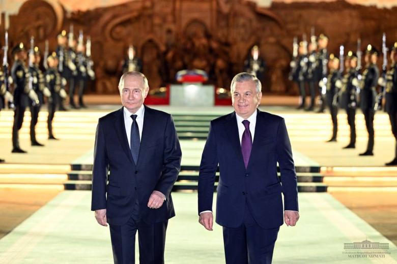 Владимир Путин, Шавкат Мирзиёев