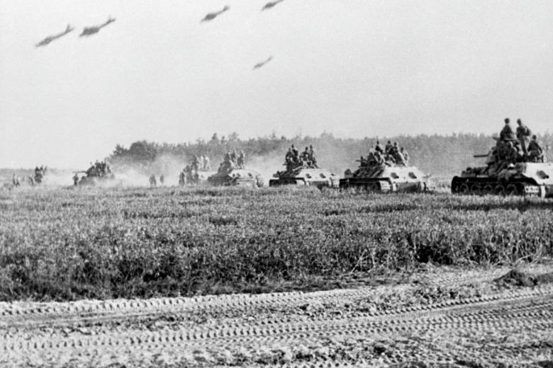 Великая Отечественная война 1941–1945 годов. Битва на Курской дуге. Контрнаступление советских войск 12 июля 1943 года