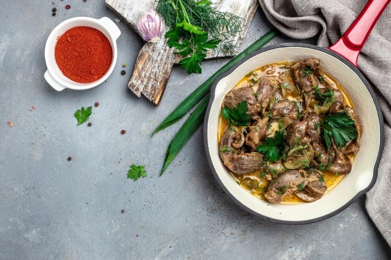 Как приготовить куриные желудки