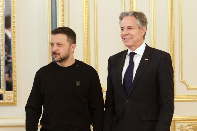 Владимир Зеленский и Энтони Блинкен