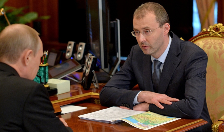 Роман Копин на встрече с президентом РФ 