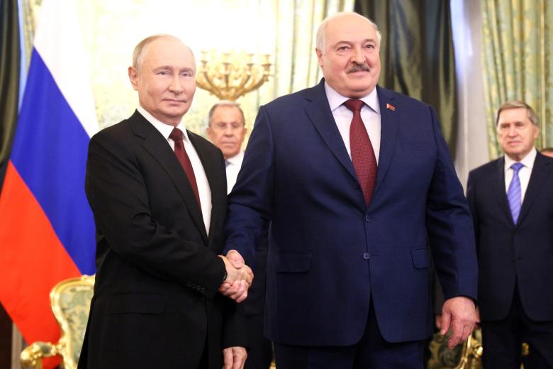 Владимир Путин и Александр Лукашенко