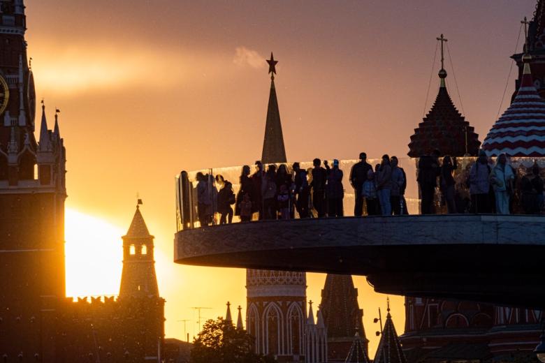Закат в Москве