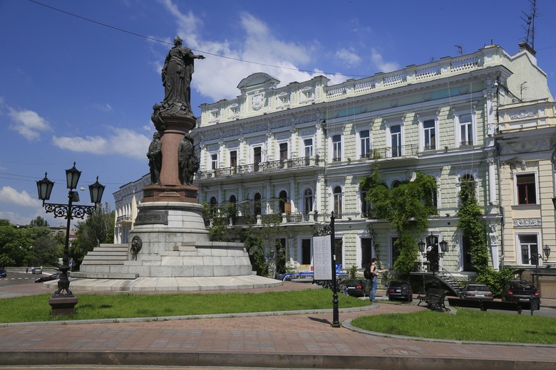 Памятник Екатерине II. Одесса.