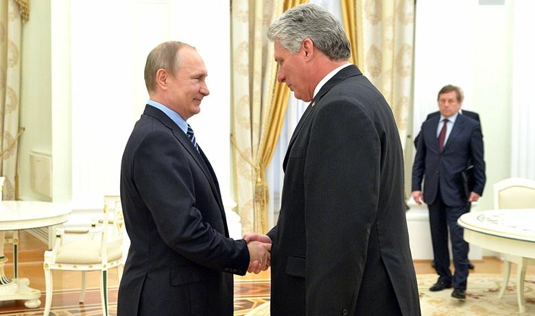Владимир Путин и Мигель Диас-Канель Бермудес