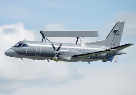 Самолет ДРЛО Saab 340 AEW&C (ASC 890), который Швеция передаст Украине