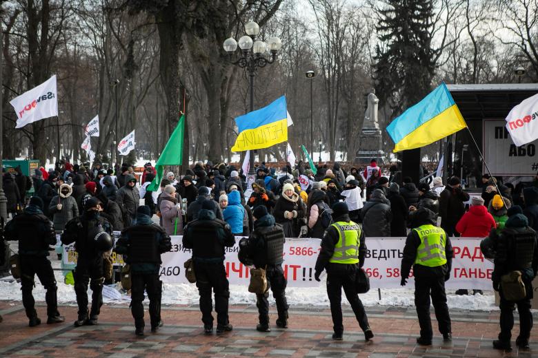 Акция протеста предпринимателей в Киеве