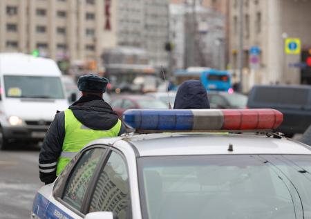 Москвич задержан после прыжков на крыше полицейской машины