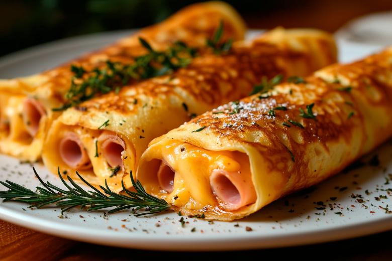 Начинка для блинов с ветчиной и сыром