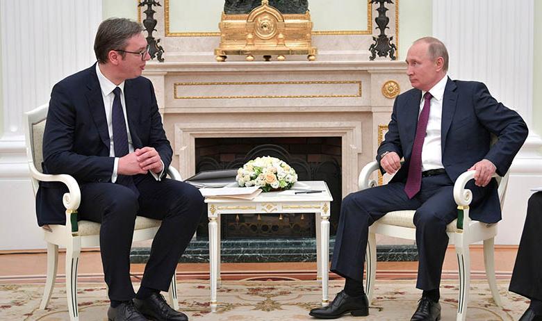 Встреча Александра Вучича и Владимира Путина