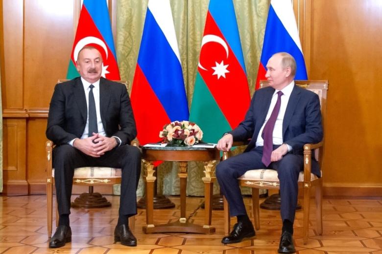 Ильхам Алиев и Владимир Путин
