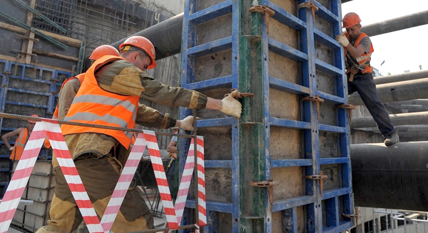 Ход работ по строительству станции метро «ЦСКА»