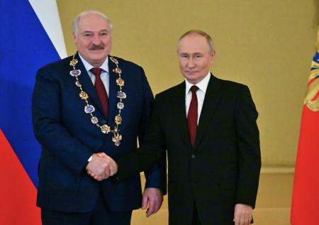 Появилось видео с вручением Лукашенко высшего ордена России