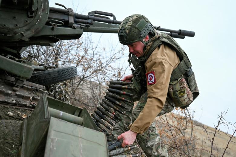 Военнослужащий ВС РФ в зоне СВО 
