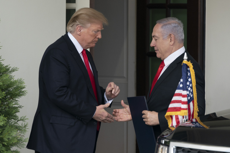 Дональд Трамп и Биньямин Нетаньяху 