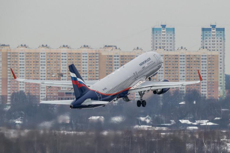 Самолет авиакомпании «Аэрофлот» в аэропорту Шереметьево