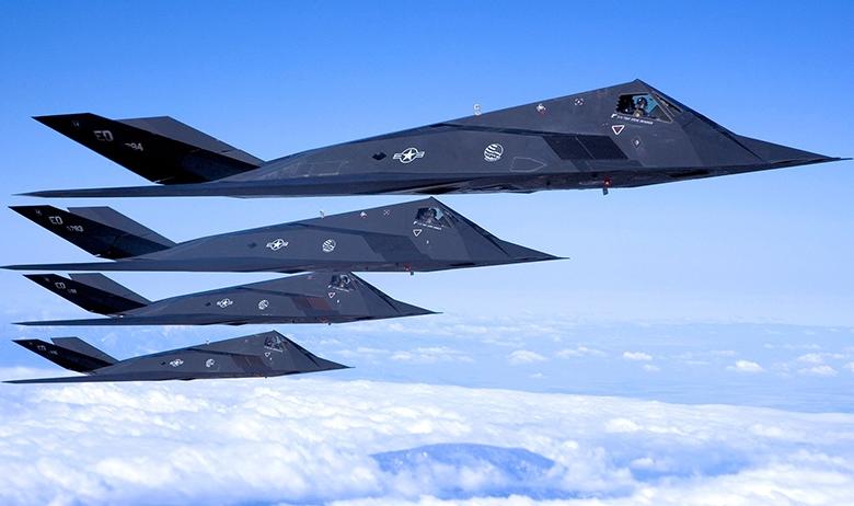 Самолёты-невидимки F-117 «Ночной ястреб» 