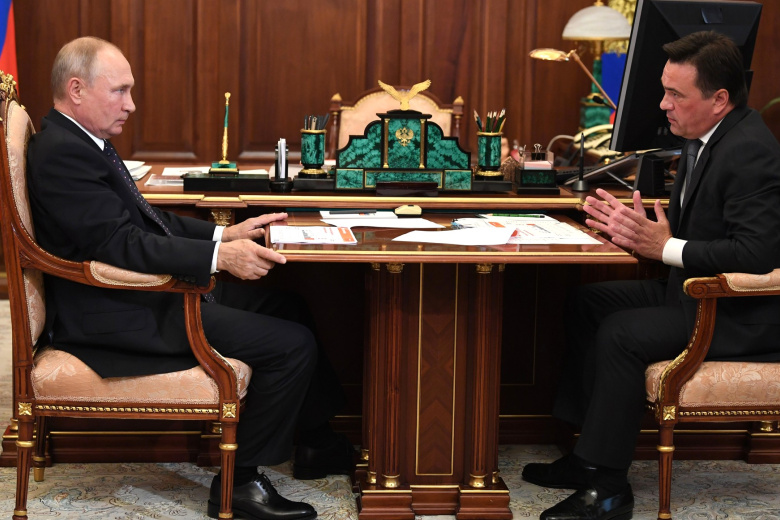 Владимир Путин и Андрей Воробьёв