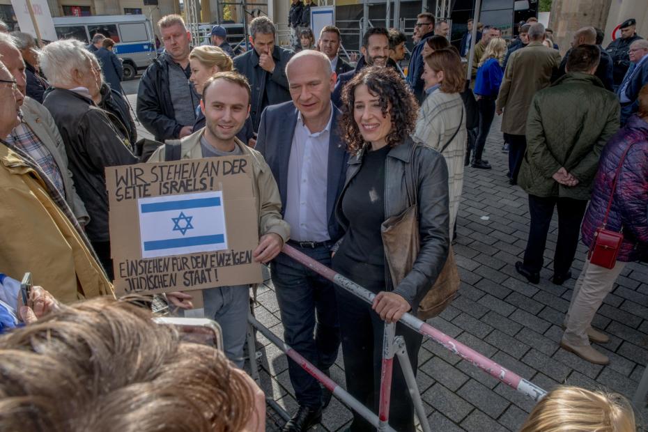 Акция в поддержку Израиля в Берлине