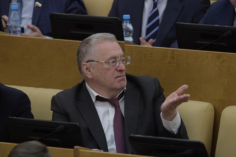 Лидер партии ЛДПР Владимир Жириновский