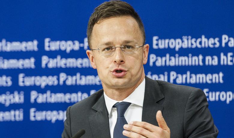 Министр иностранных дел и внешней торговли Венгрии Петер Сийярто 