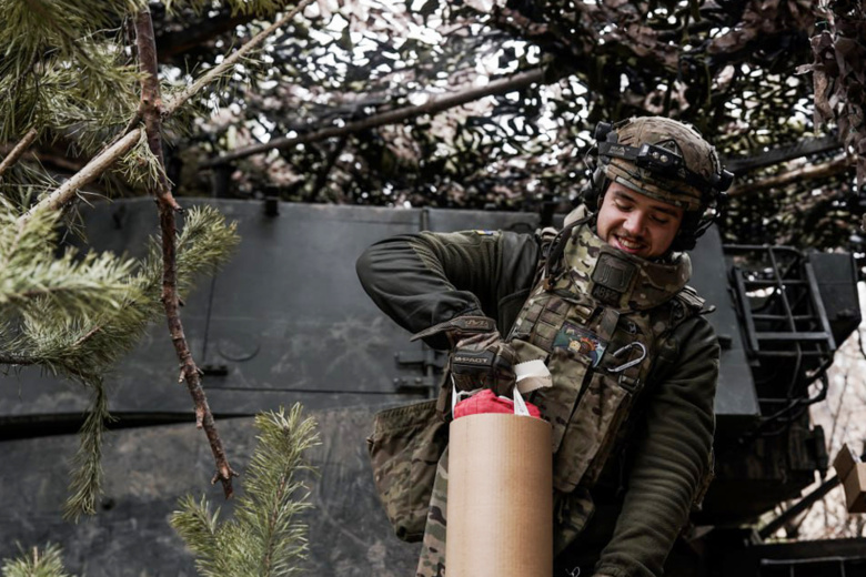 Военнослужащие Вооруженных сил Украины в зоне боевых действий