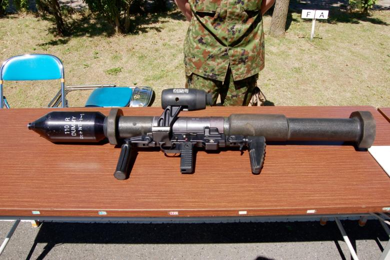 Противотанковая ракетная установка Dynamit Nobel Panzerfaust 3 сухопутных сил самообороны Японии.