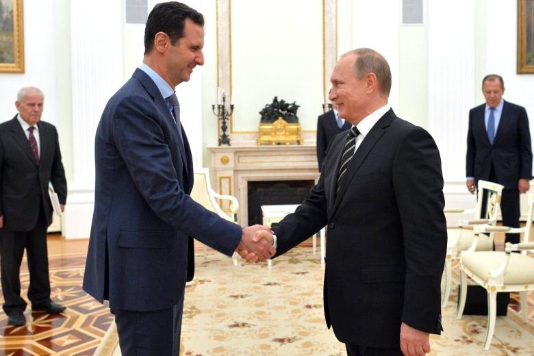 Владимир Путин и Башар Асад