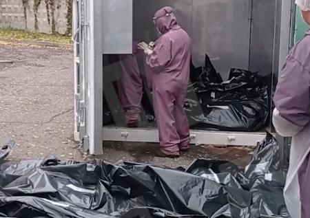 Жители Иваново заметили десятки чёрных мешков с трупами у морга  