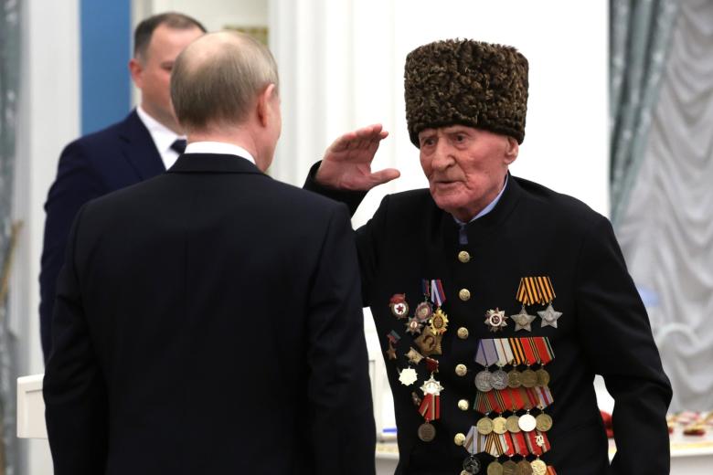 Владимир Путин и Ибрагим-паша Садыков