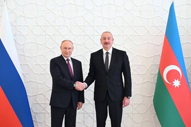 Владимир Путин и Ильхам Алиев
