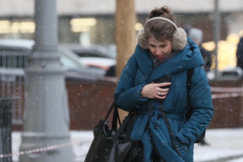 Снегопад в Москве