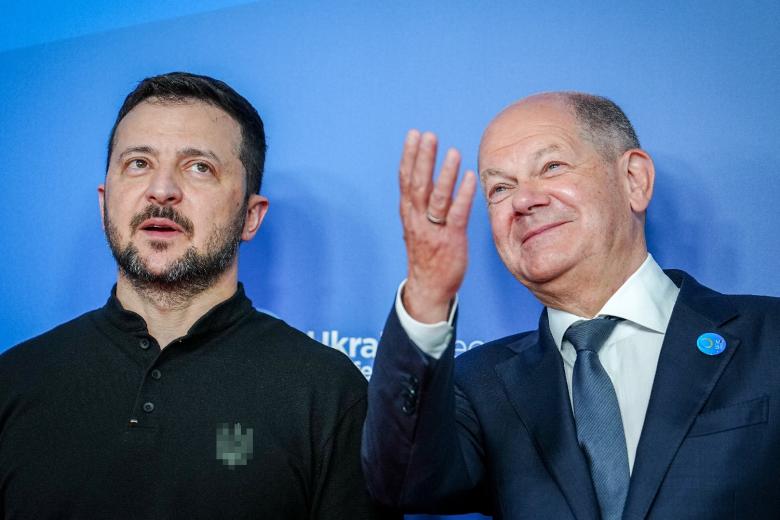 Владимир Зеленский и Олаф Шольц