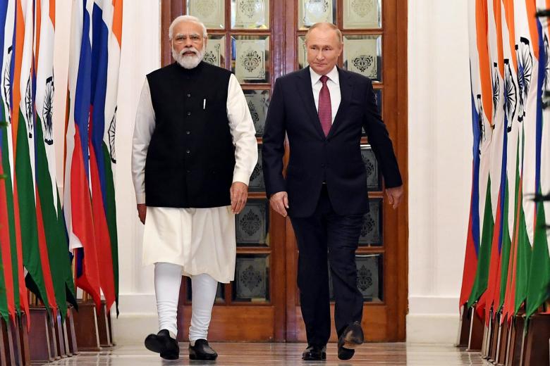 Нарендра Моди, Владимир Путин