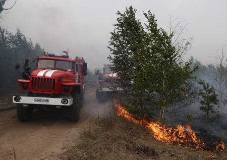 Опубликованы кадры огромной колонны спецтехники, направляющейся в Рязань