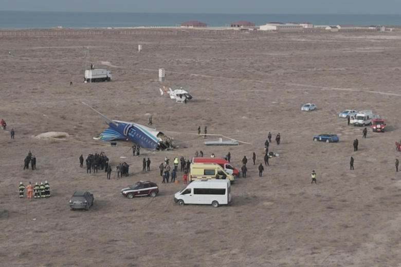 Крушение самолета под Актау