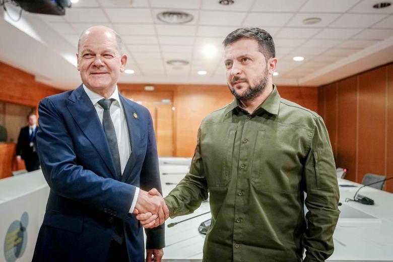 Олаф Шольц, Владимир Зеленский
