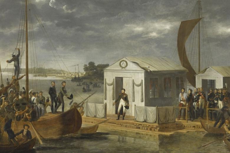 Встреча Наполеона I и Александра I на Немане 25 июня 1807 года